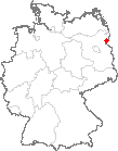 Karte Schöneberg bei Angermünde